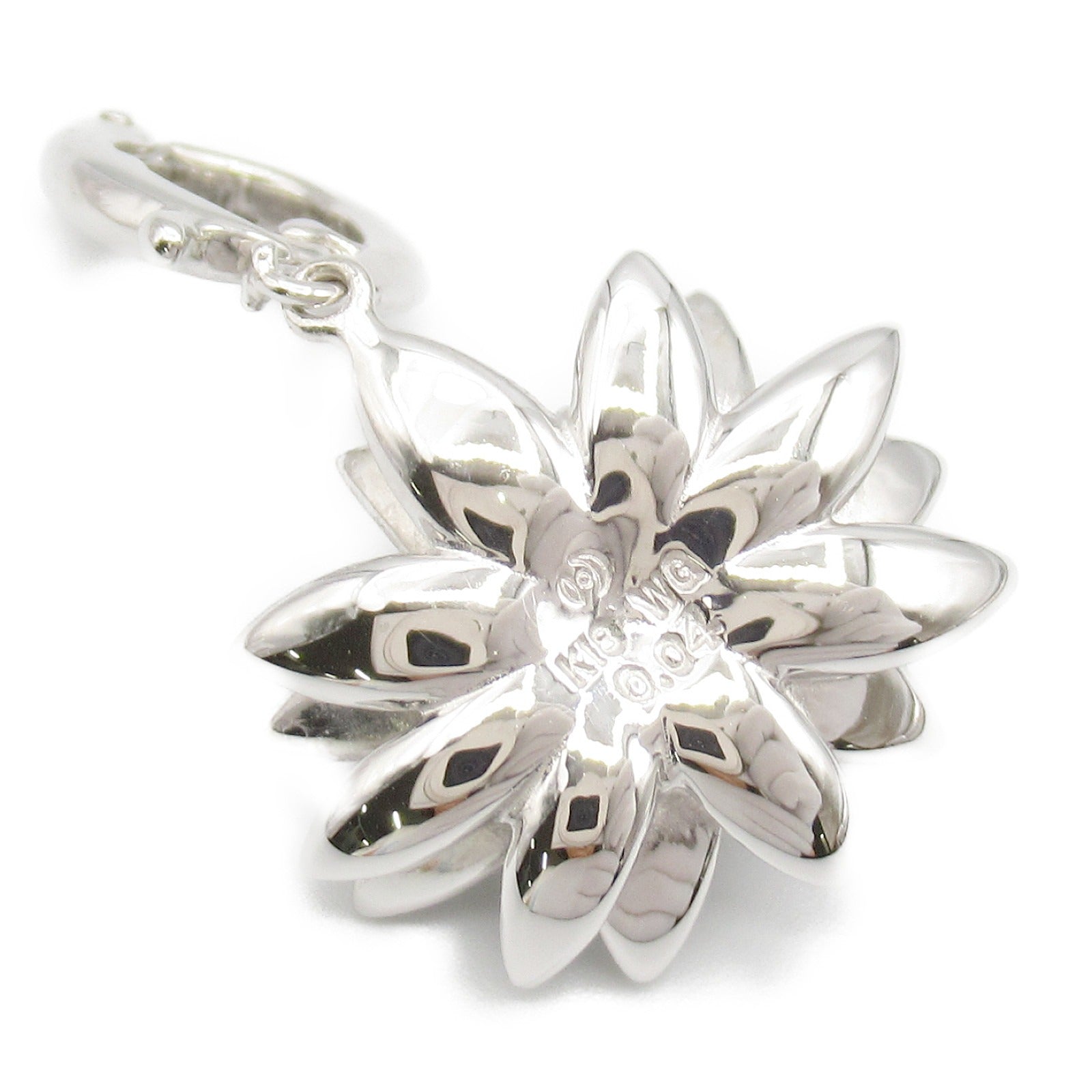 Tasaki Diamond Pearl K18WG Flower Pendant