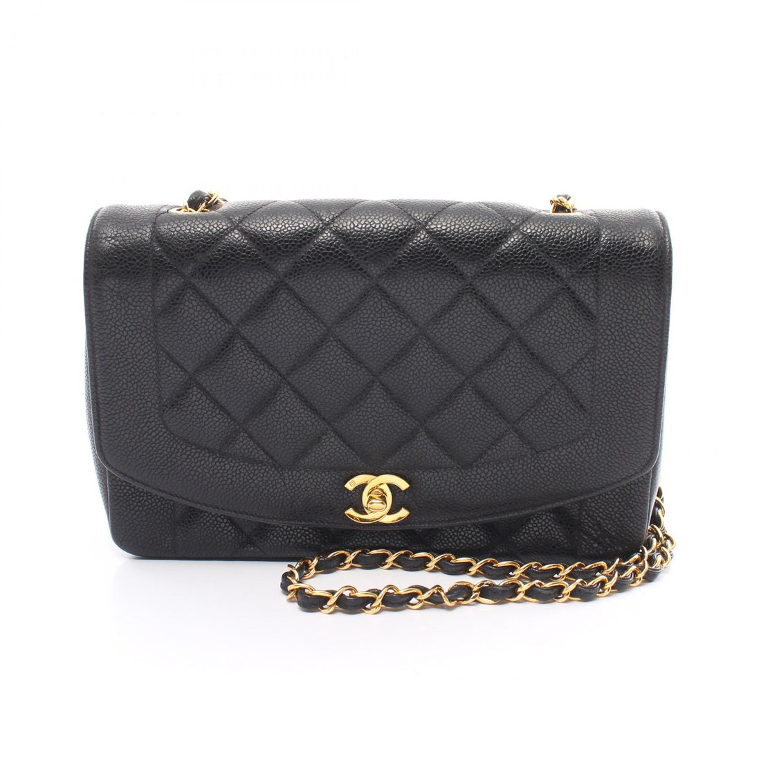 Chanel Caviar Skin Diana Flap Shoulder Bag