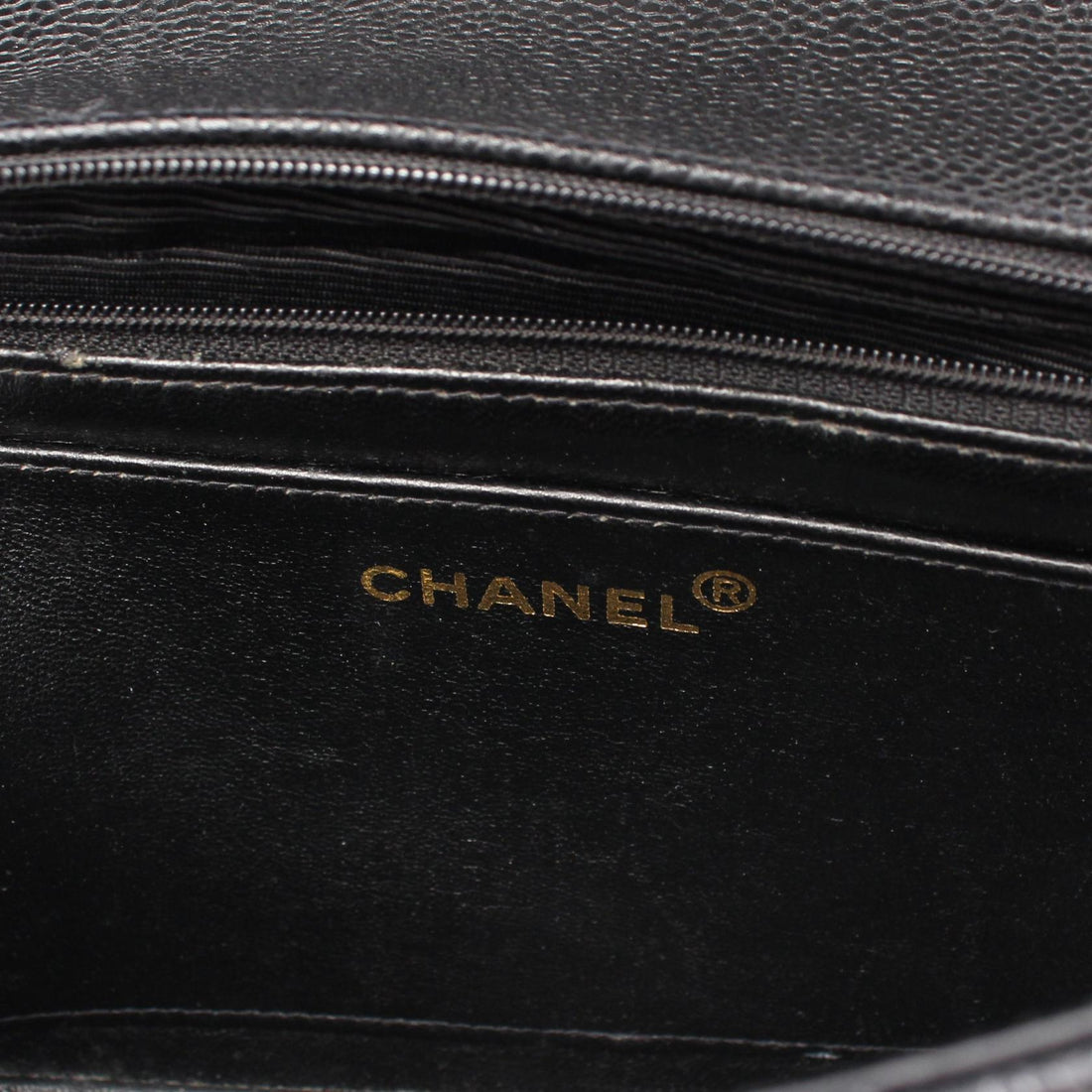 Chanel Caviar Skin Diana Flap Shoulder Bag