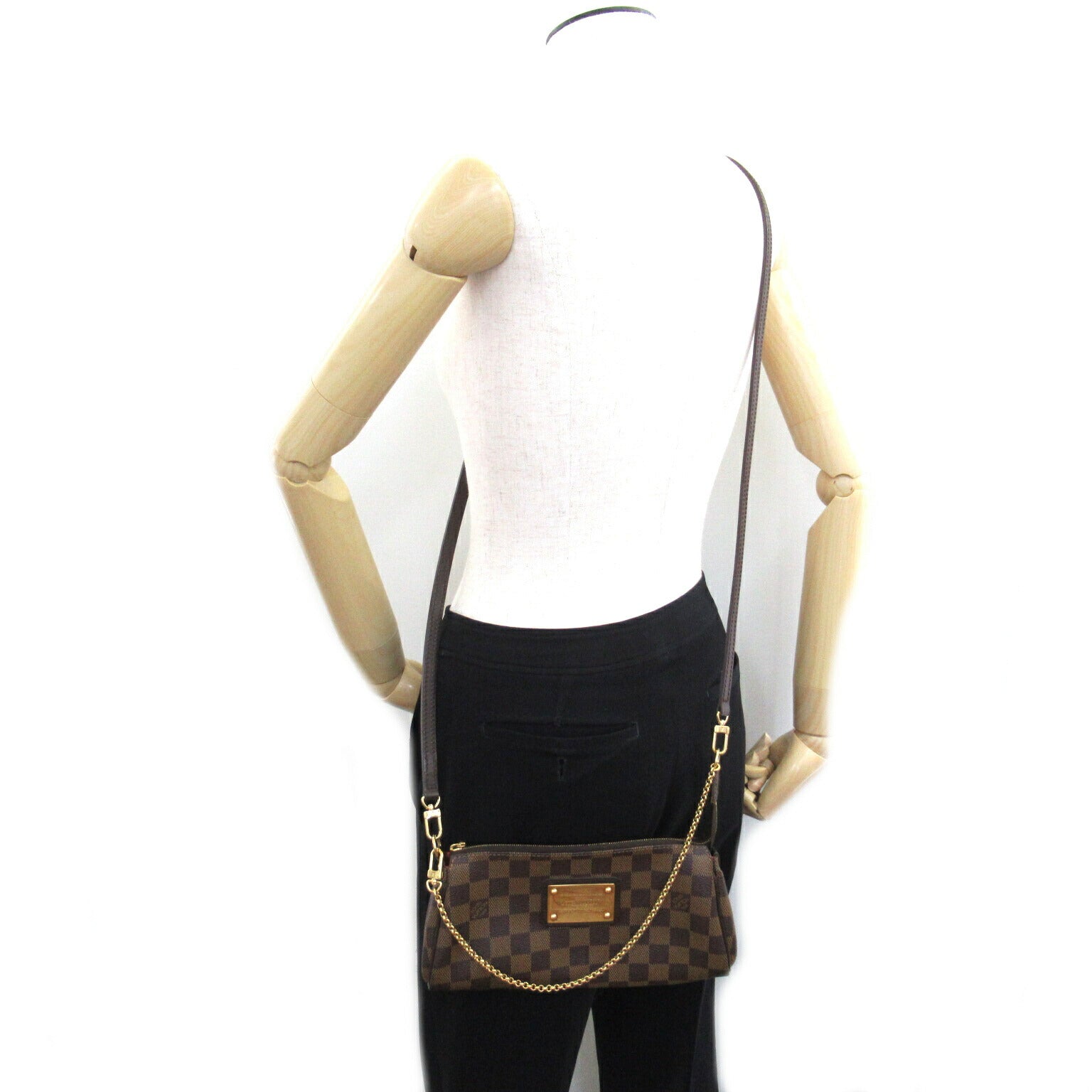 Louis Vuitton Eva 2way Shoulder Bag Brown N55213