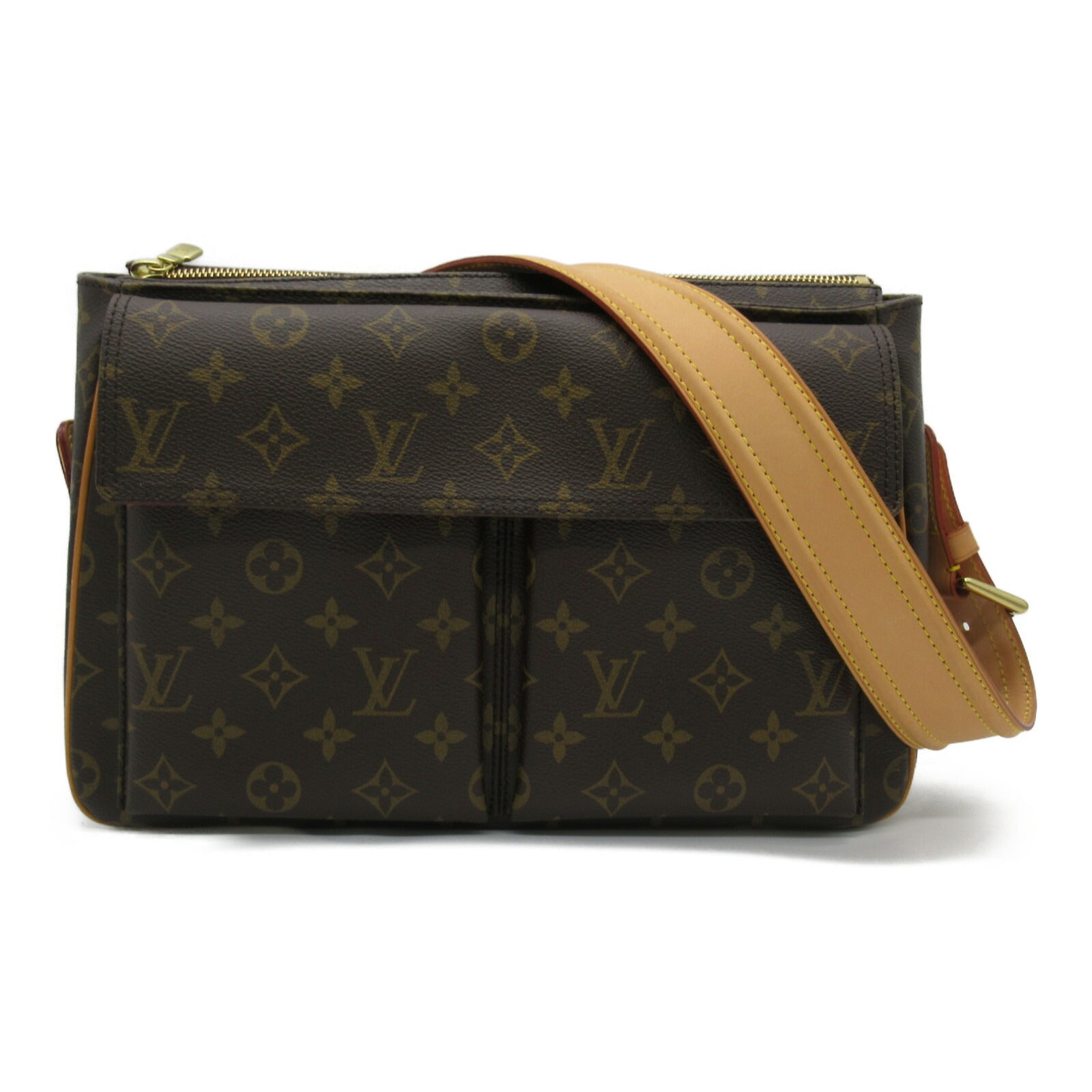 Louis Vuitton Viva Cite GM Shoulder Bag Brown