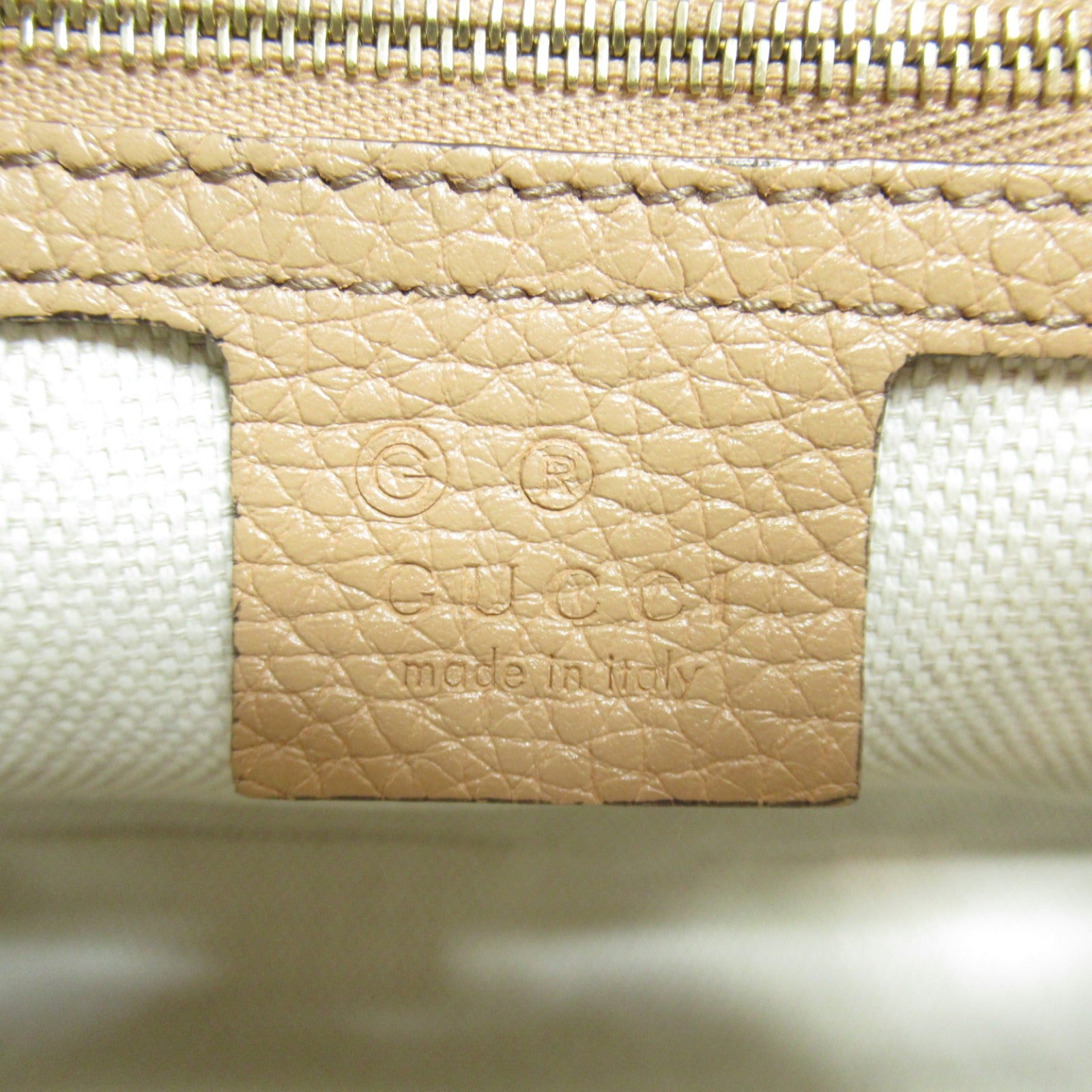 Gucci Leather Interlocking G Shoulder Bag