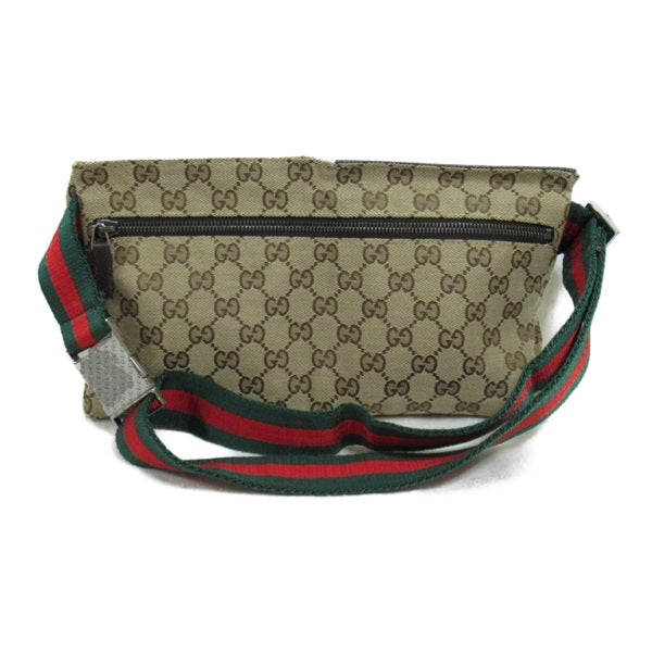 Gucci GG Canvas Belt Bag Canvas Belt Bag 28566 in Very Good Condition