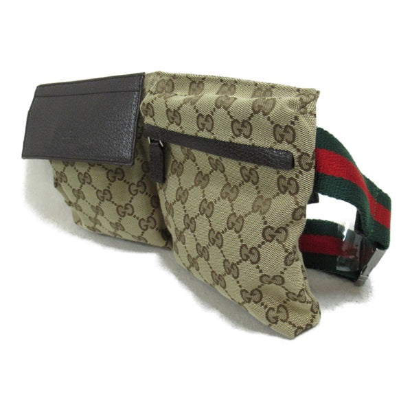 Gucci GG Canvas Belt Bag Canvas Belt Bag 28566 in Very Good Condition