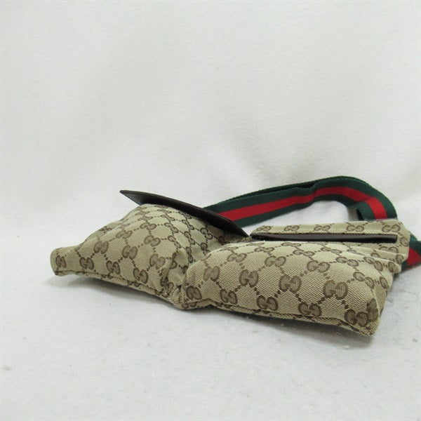 Gucci GG Canvas Belt Bag Canvas Belt Bag 28566 in Very Good Condition