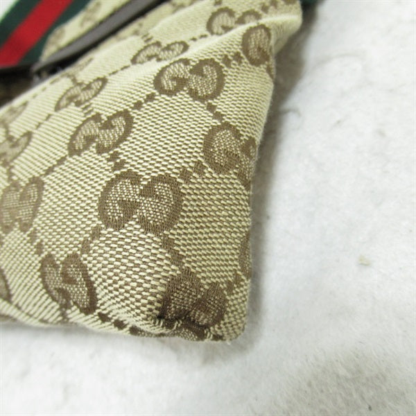 Gucci GG Canvas Belt Bag Canvas Belt Bag 28566 in Very Good Condition