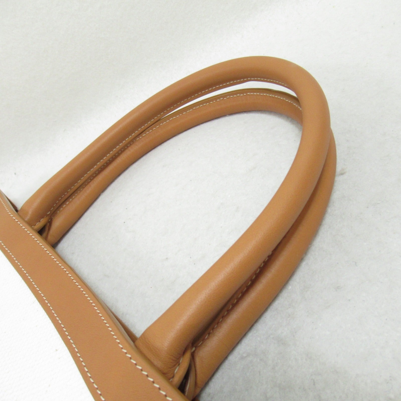 Celine Leather Canvas Vertical Cabas Tote Bag