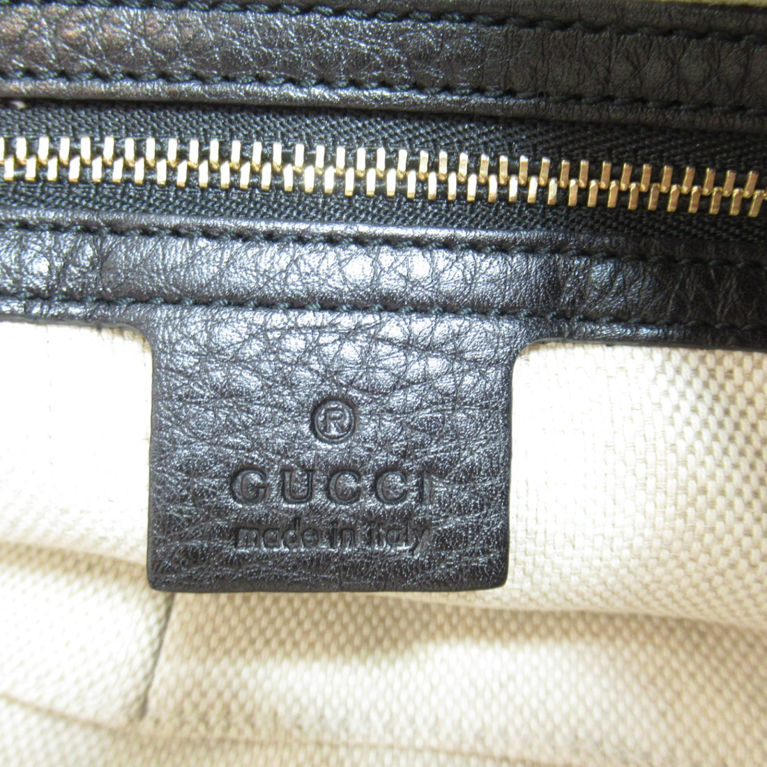 Gucci Leather Interlocking G Shoulder Bag