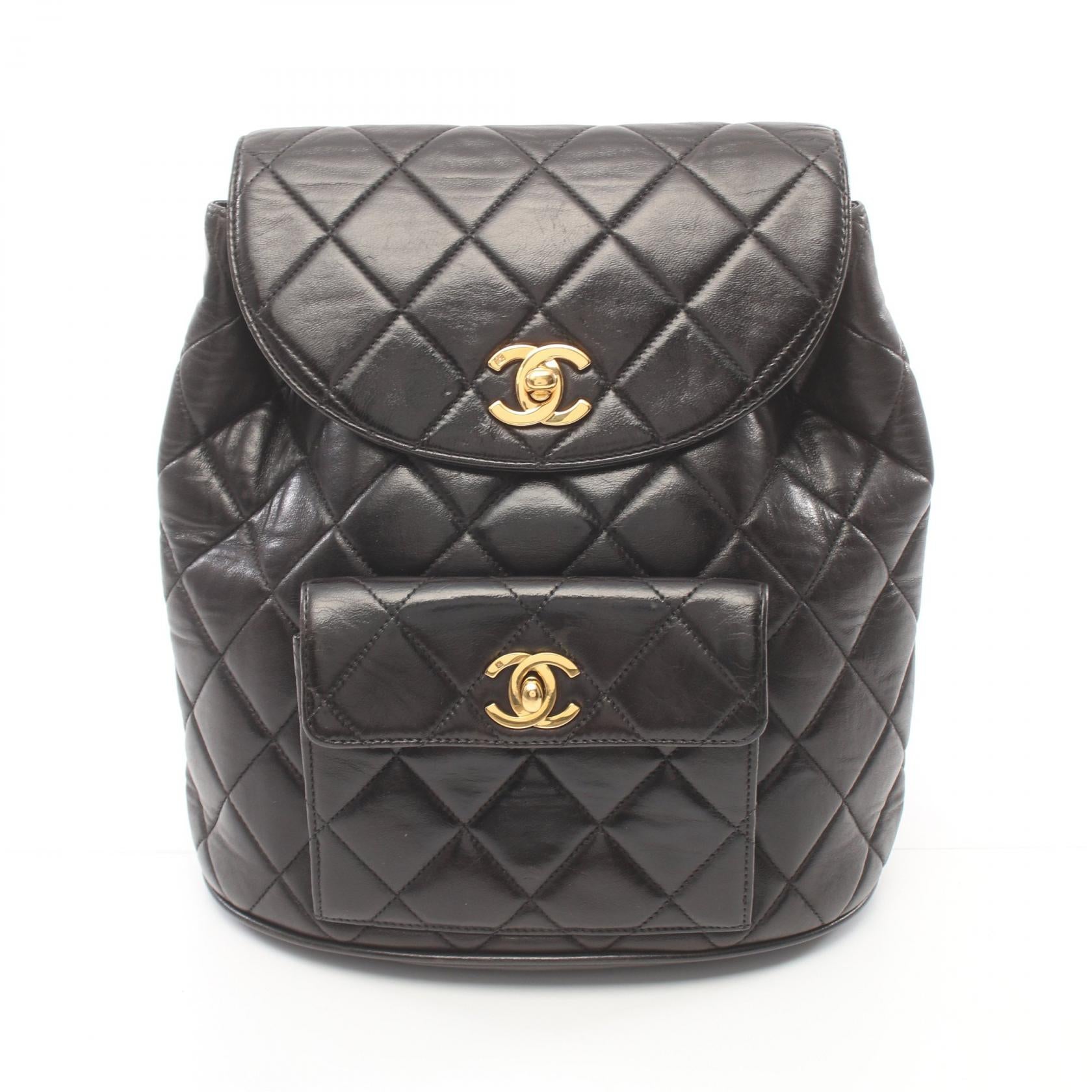 Chanel Lambskin Matelasse Backpack