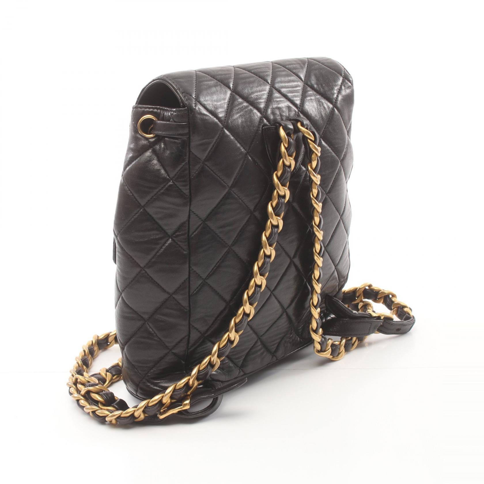 Chanel Lambskin Matelasse Backpack