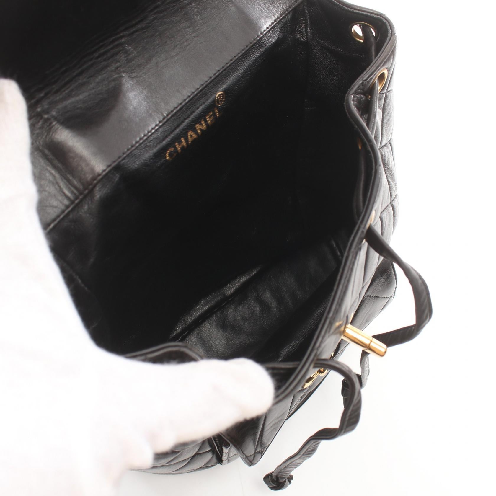 Chanel Lambskin Matelasse Backpack