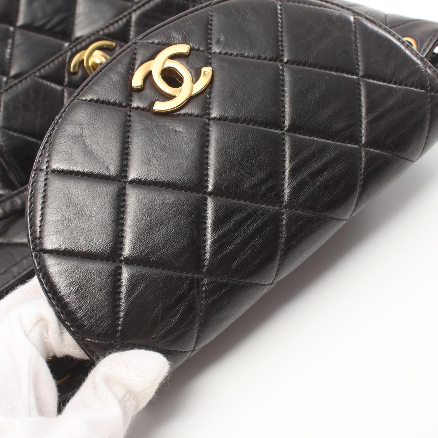 Chanel Lambskin Matelasse Backpack