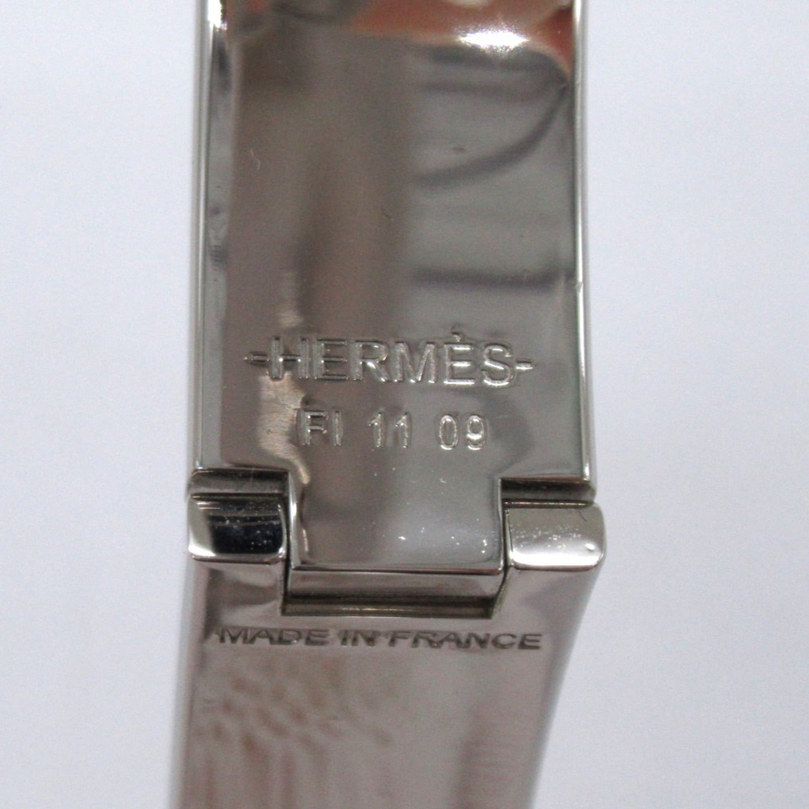 Hermes Click H PM Silver Plated Bangle