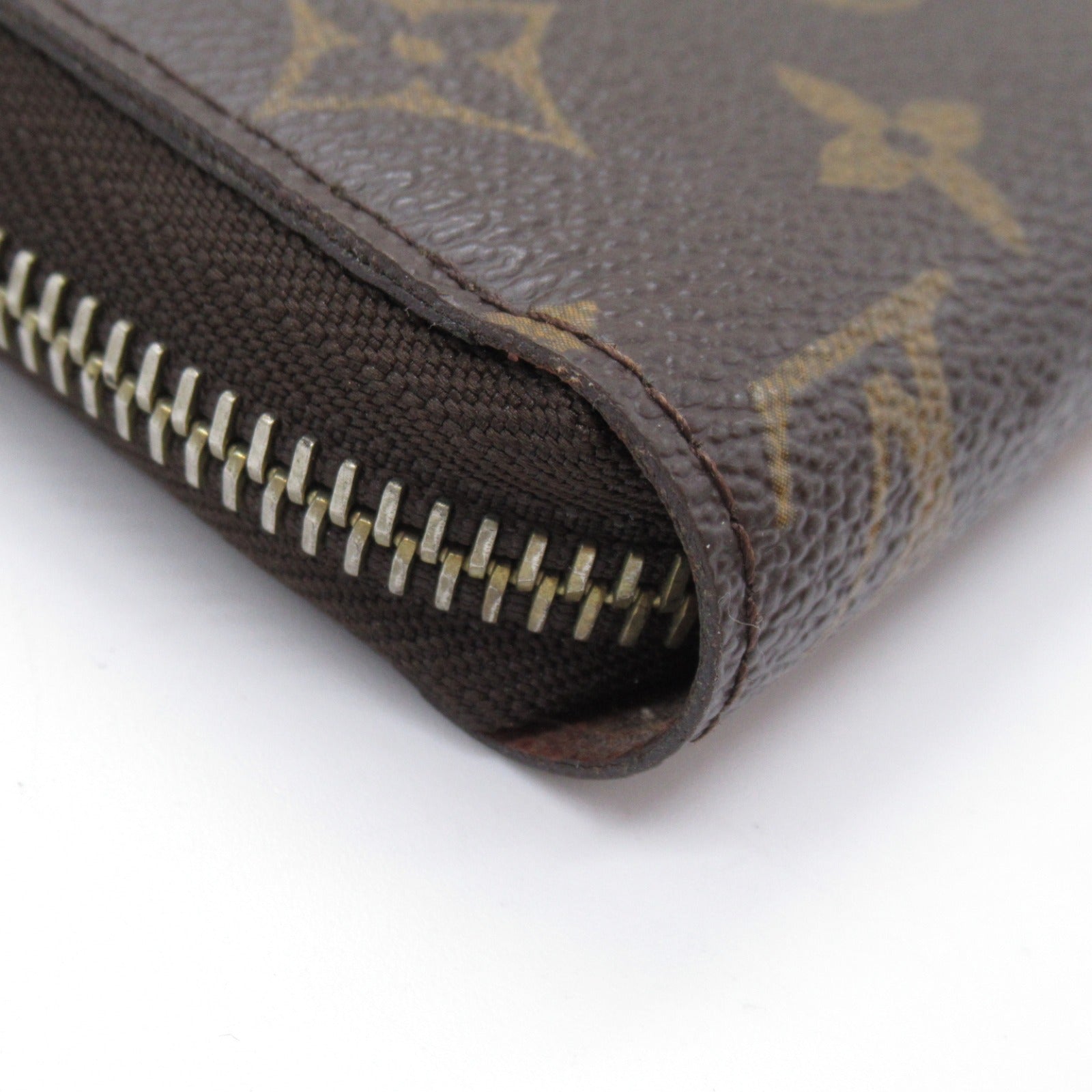 Louis Vuitton Zippy Wallet Canvas Long Wallet M60017 in Very Good Condition