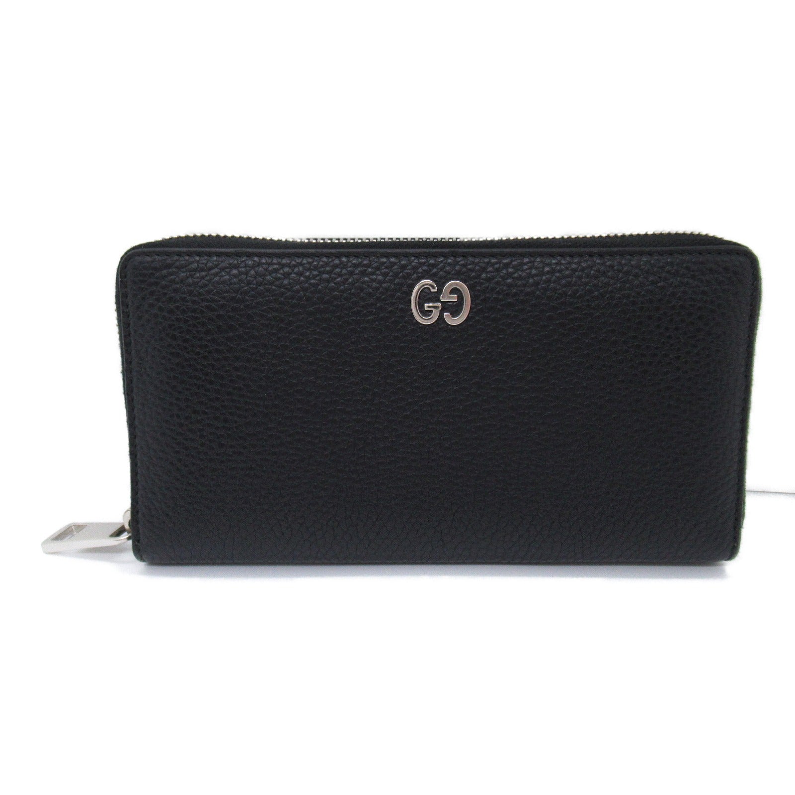 Gucci Leather Round Wallet Black