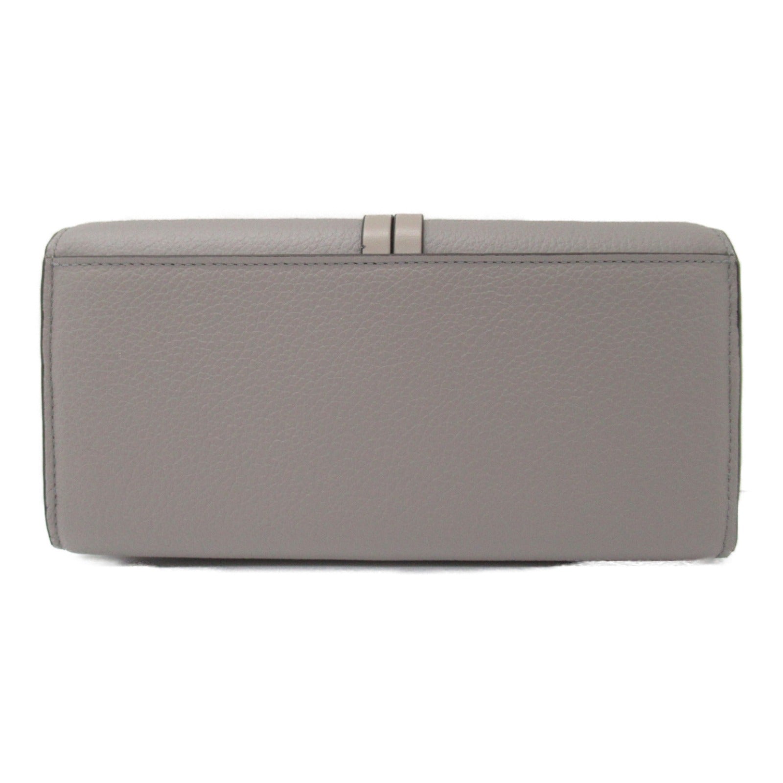 Chloe Leather Bifold Wallet Gray