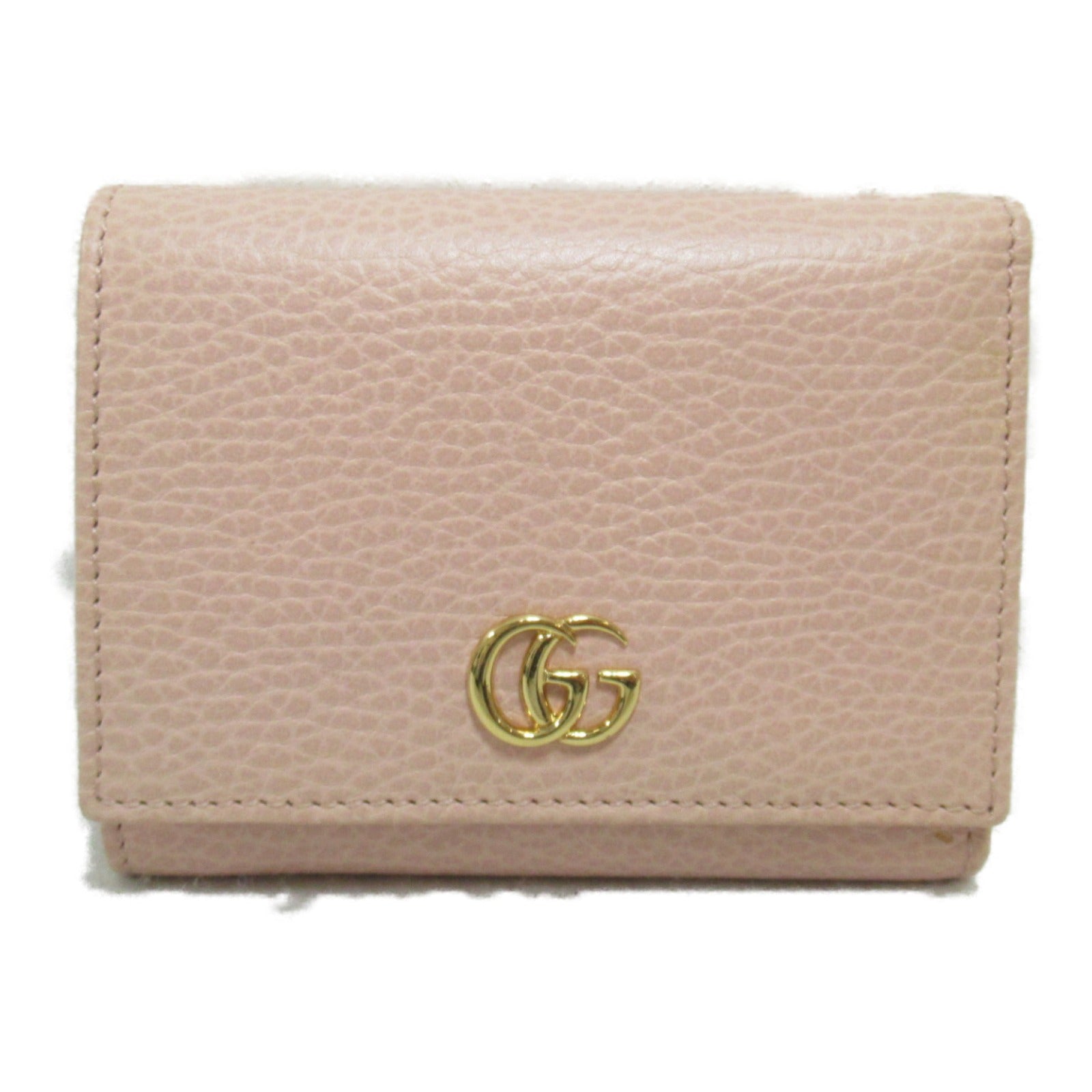 Gucci Leather Wallet Pink 474746