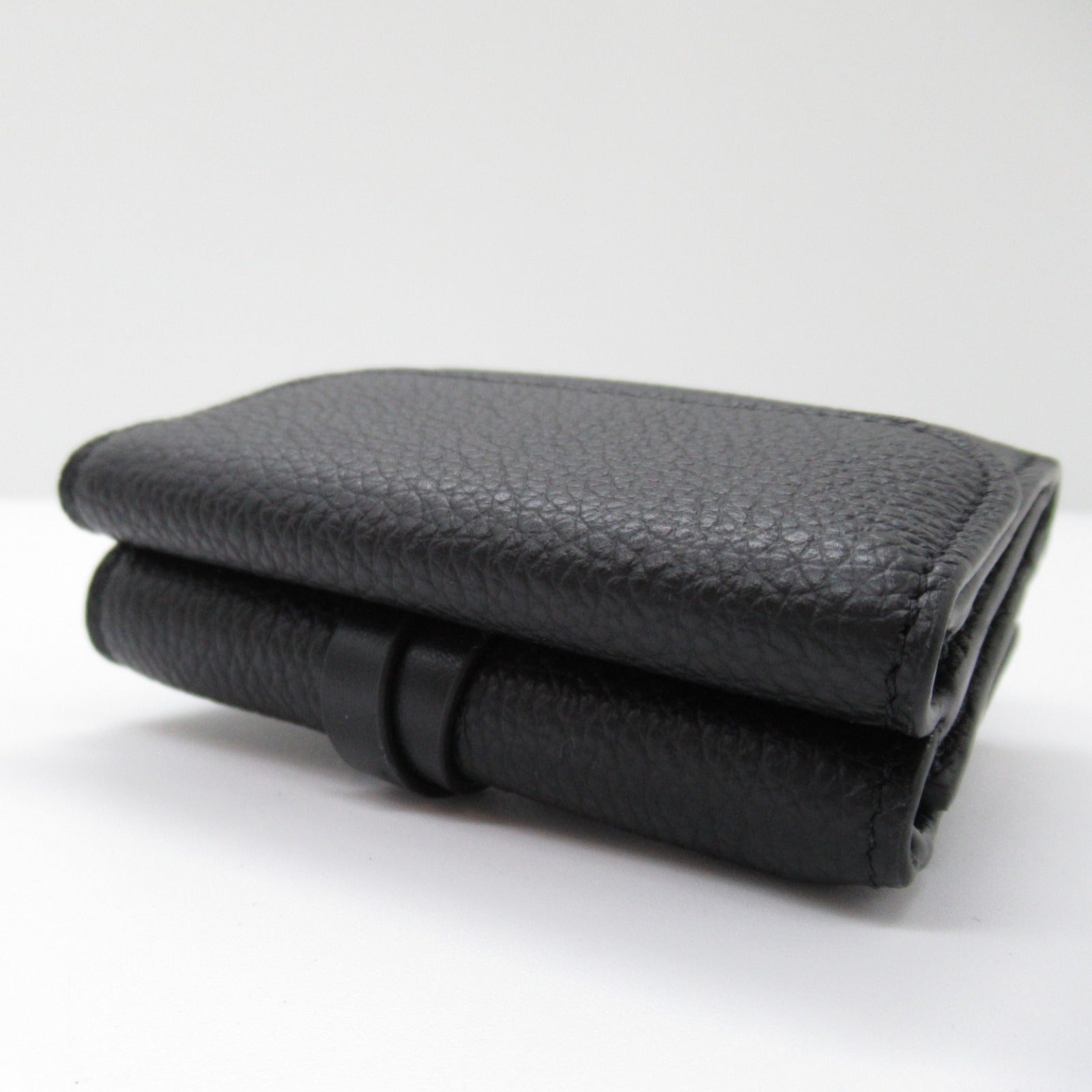 Chloe Leather Trifold Wallet Black