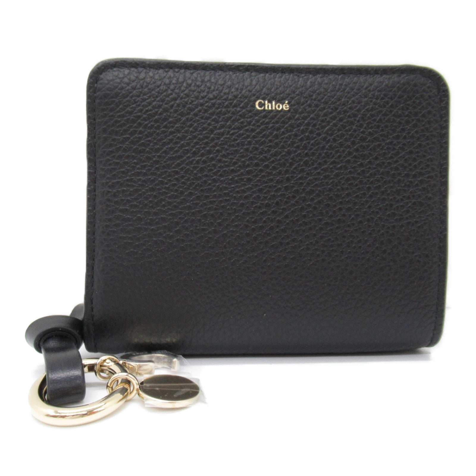 Chloe Leather Bifold Wallet Black