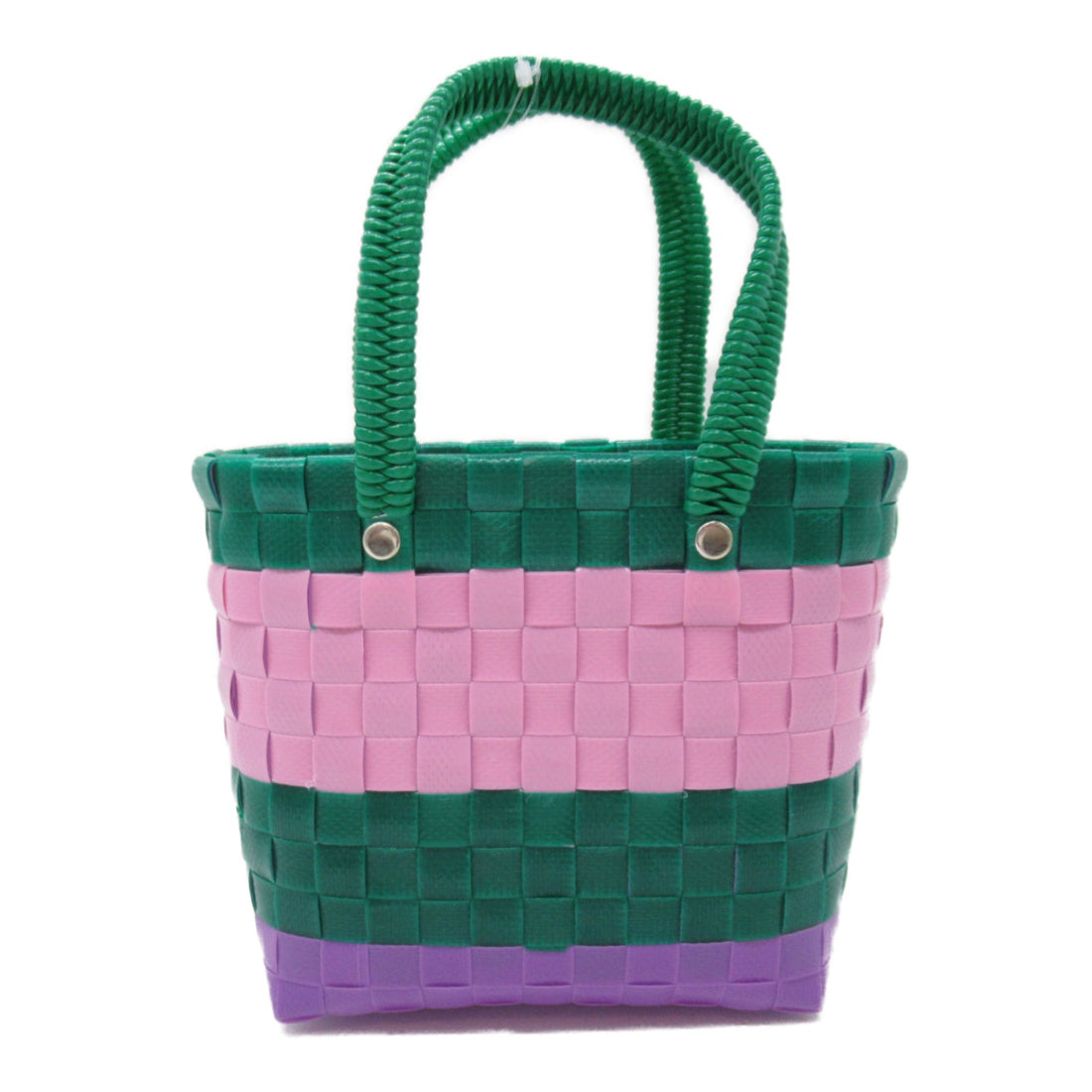 Marni Woven Micro Basket Tote Bag Multicolor