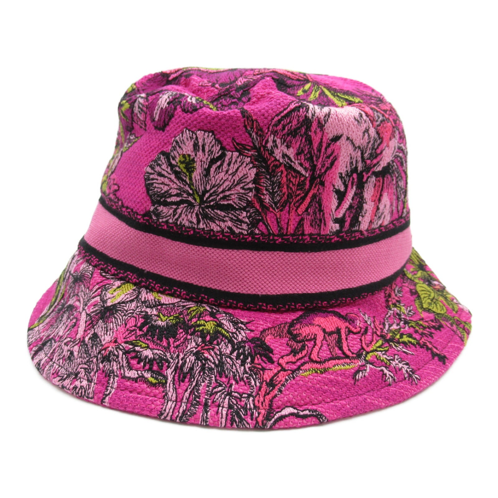 Dior Cotton Bucket Hat Pink Unisex