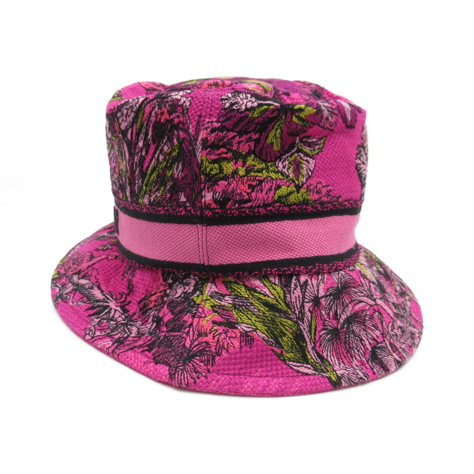 Dior Cotton Bucket Hat Pink Unisex