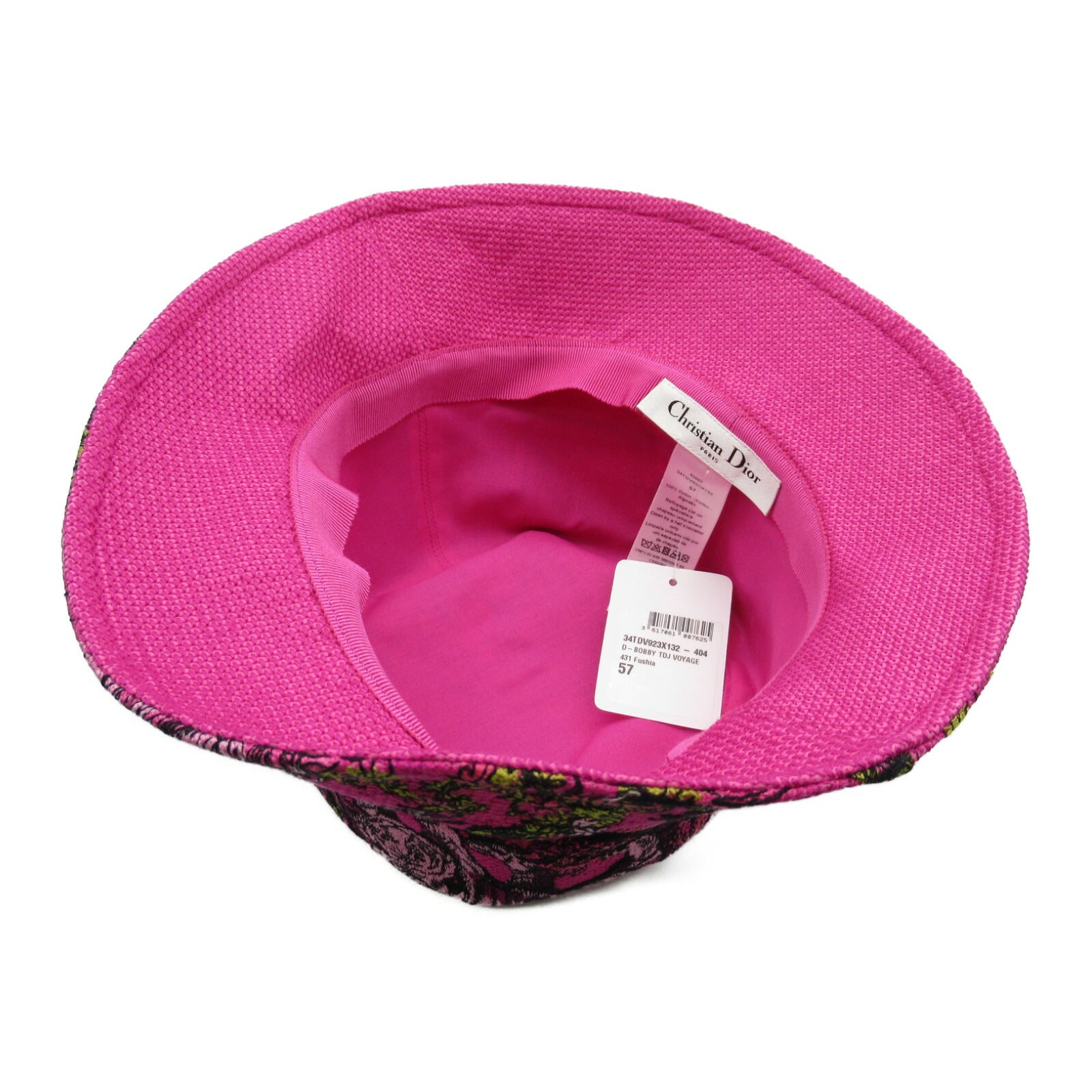 Dior Cotton Bucket Hat Pink Unisex