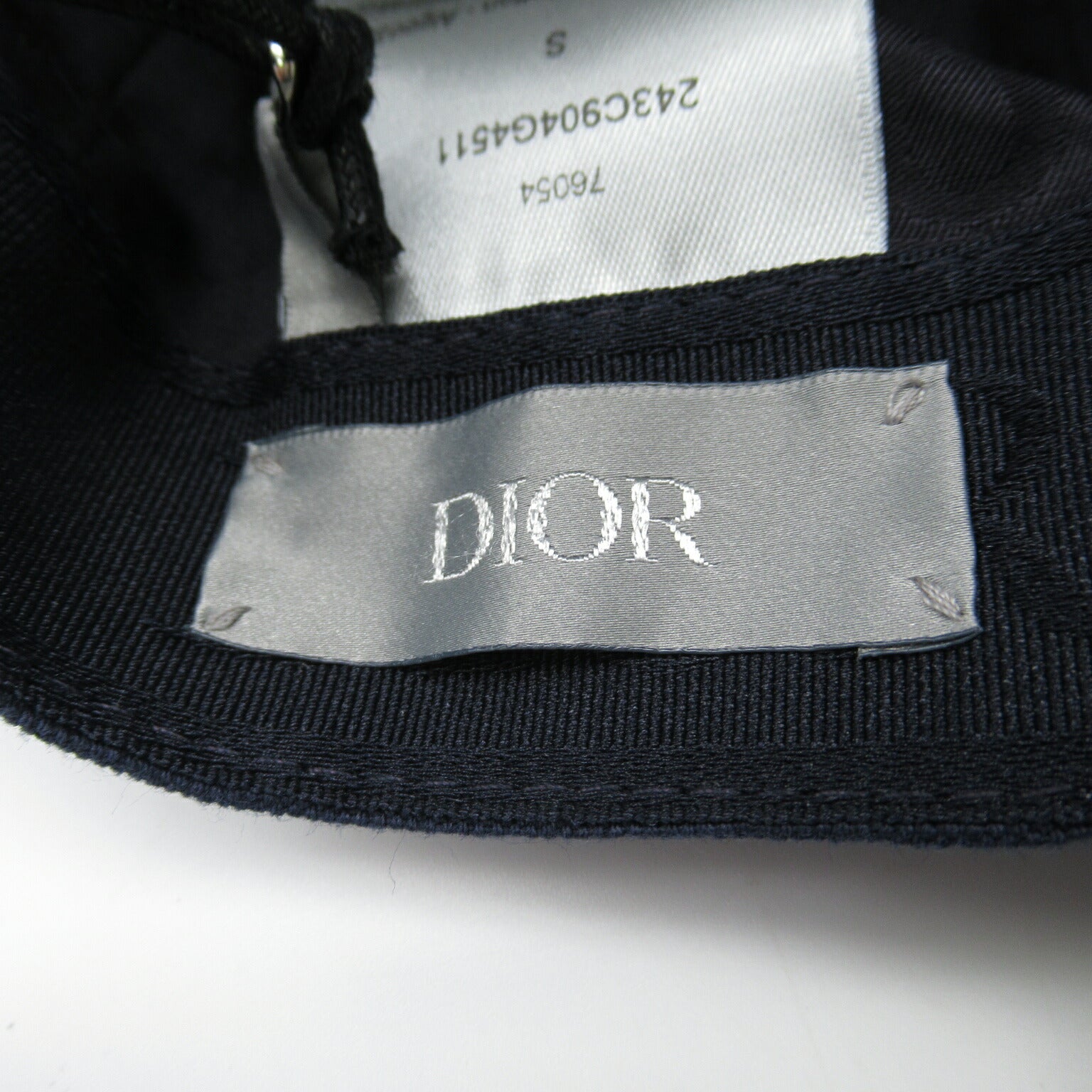 Dior Cotton Baseball Cap Navy Unisex