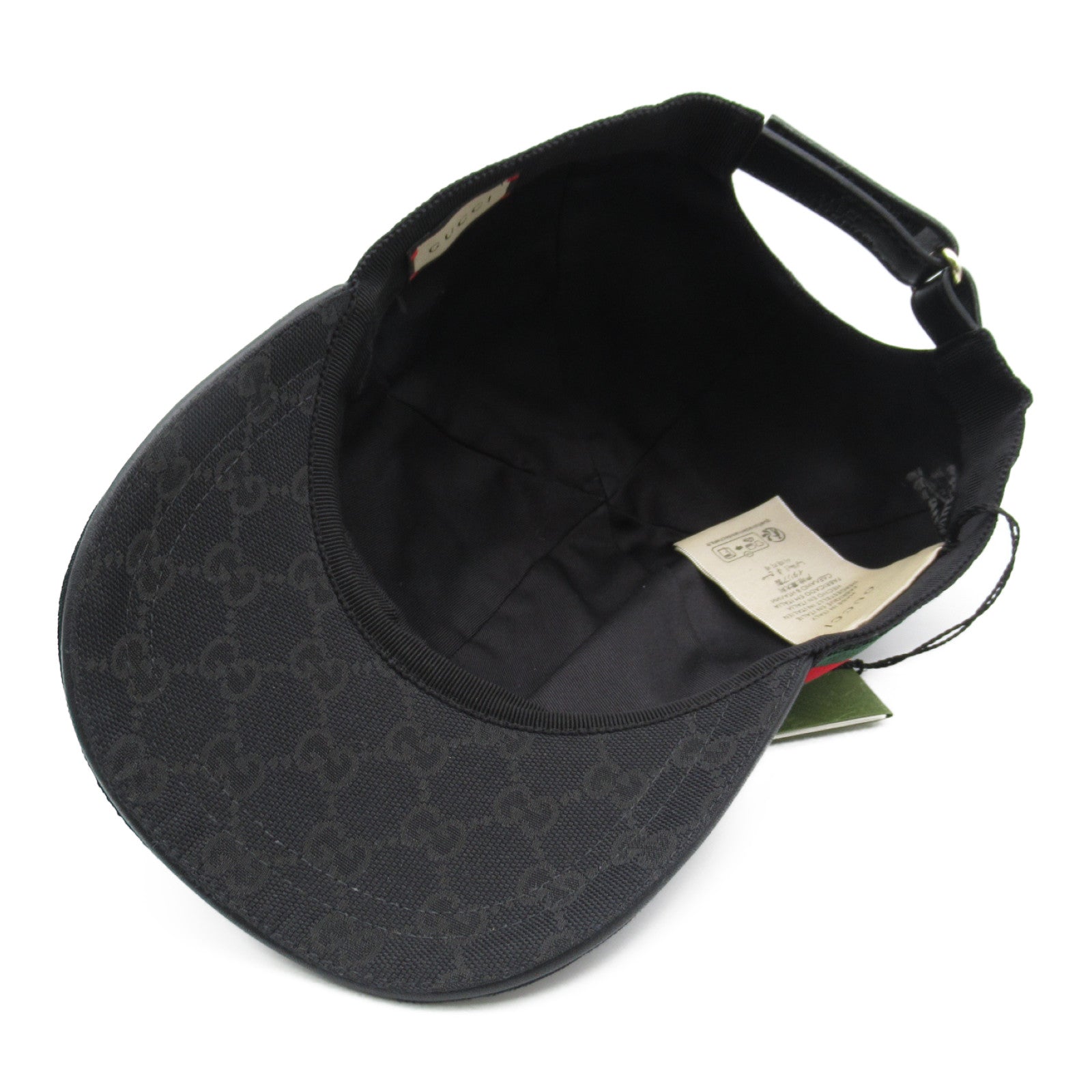 Gucci GG Canvas Baseball Cap Black