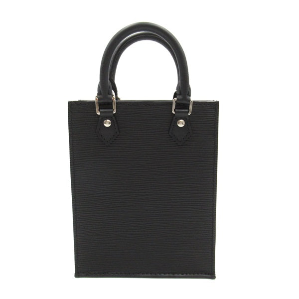 Louis Vuitton Petit Sac Plat Leather Handbag M69441 in Excellent condition