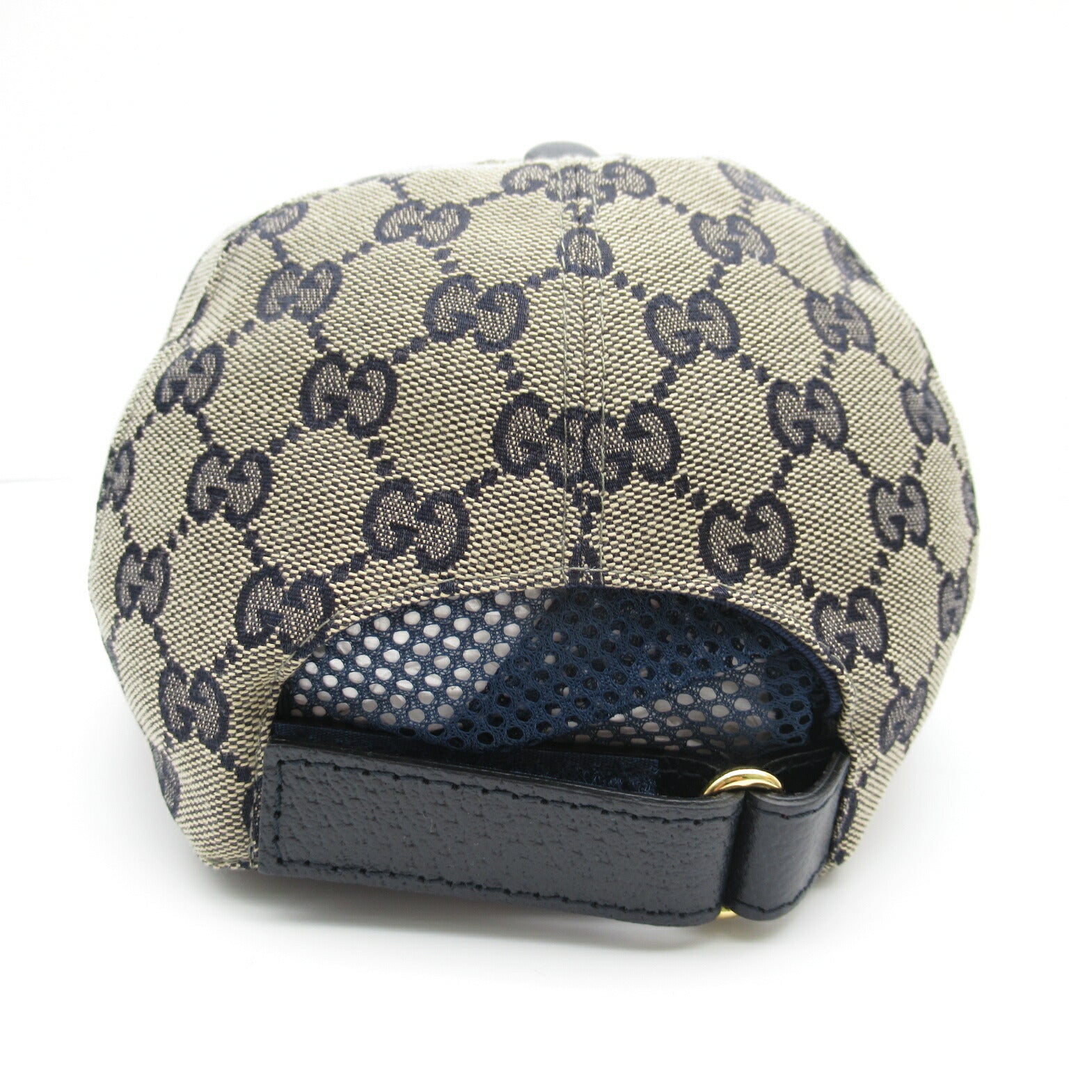 Gucci GG Canvas Baseball Cap Beige/Blue