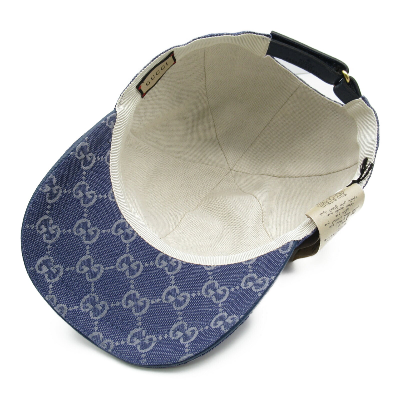 Gucci GG Canvas Baseball Cap Blue