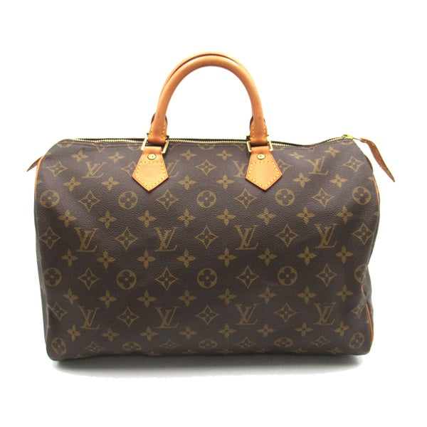 Louis Vuitton Speedy 35 Canvas Handbag M41524 in Very Good Condition