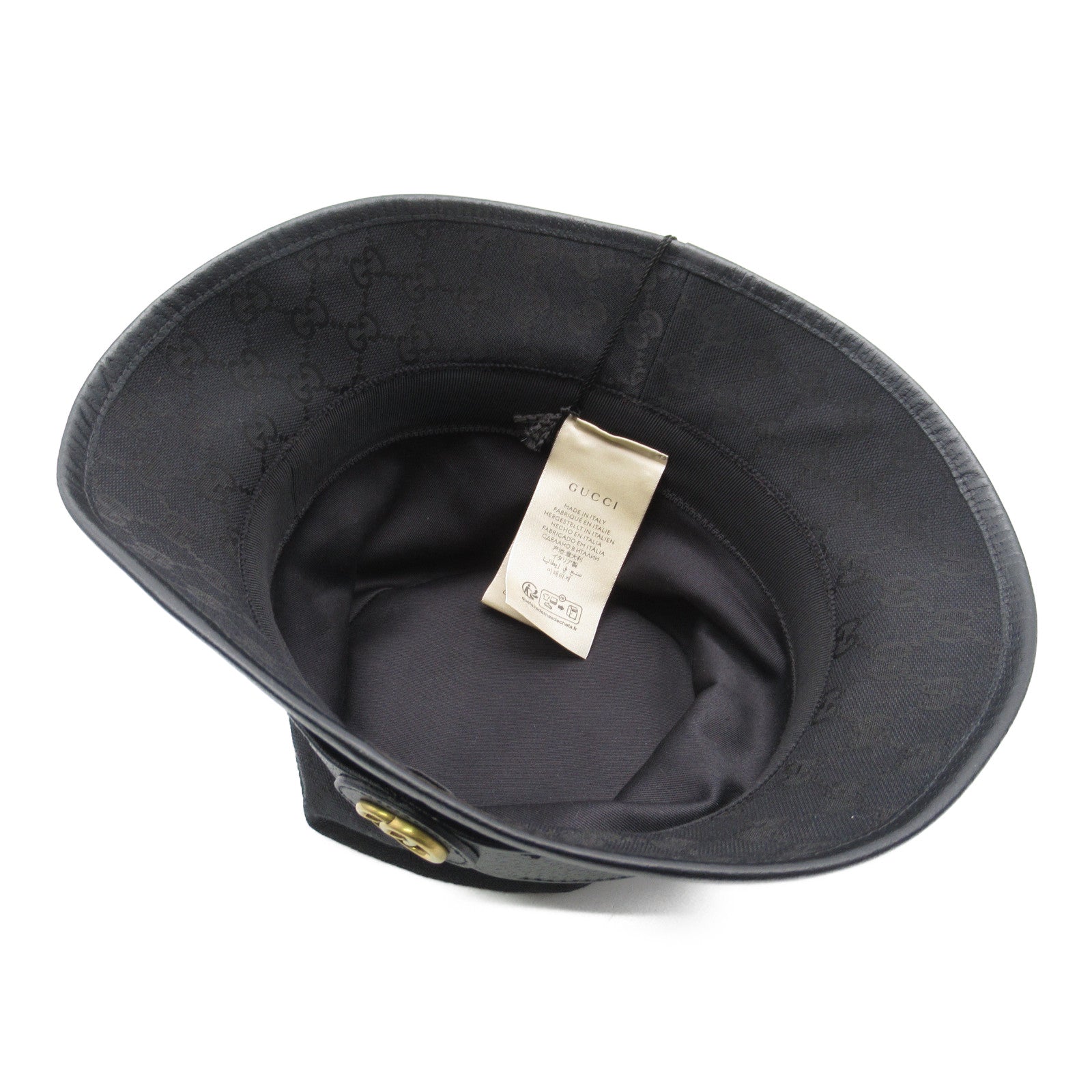 Gucci GG Canvas Hat Black Unisex