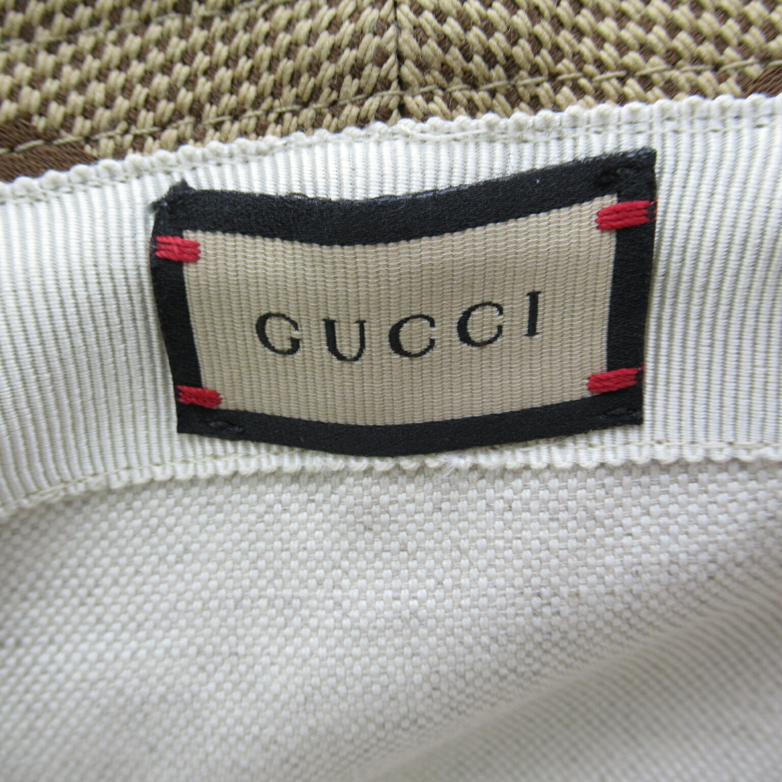 Gucci GG Canvas Hat Beige Unisex