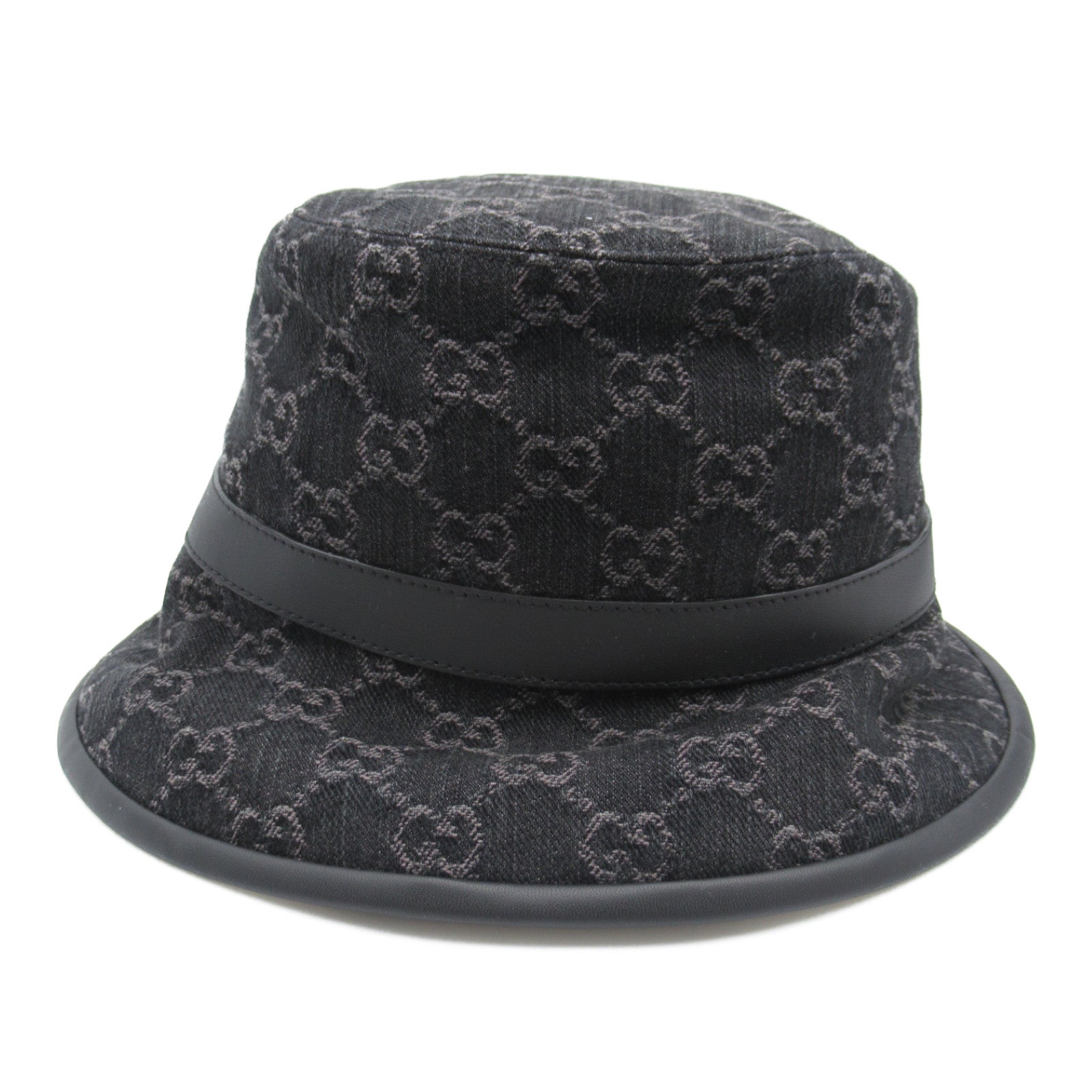 Gucci GG Denim Hat Black Unisex