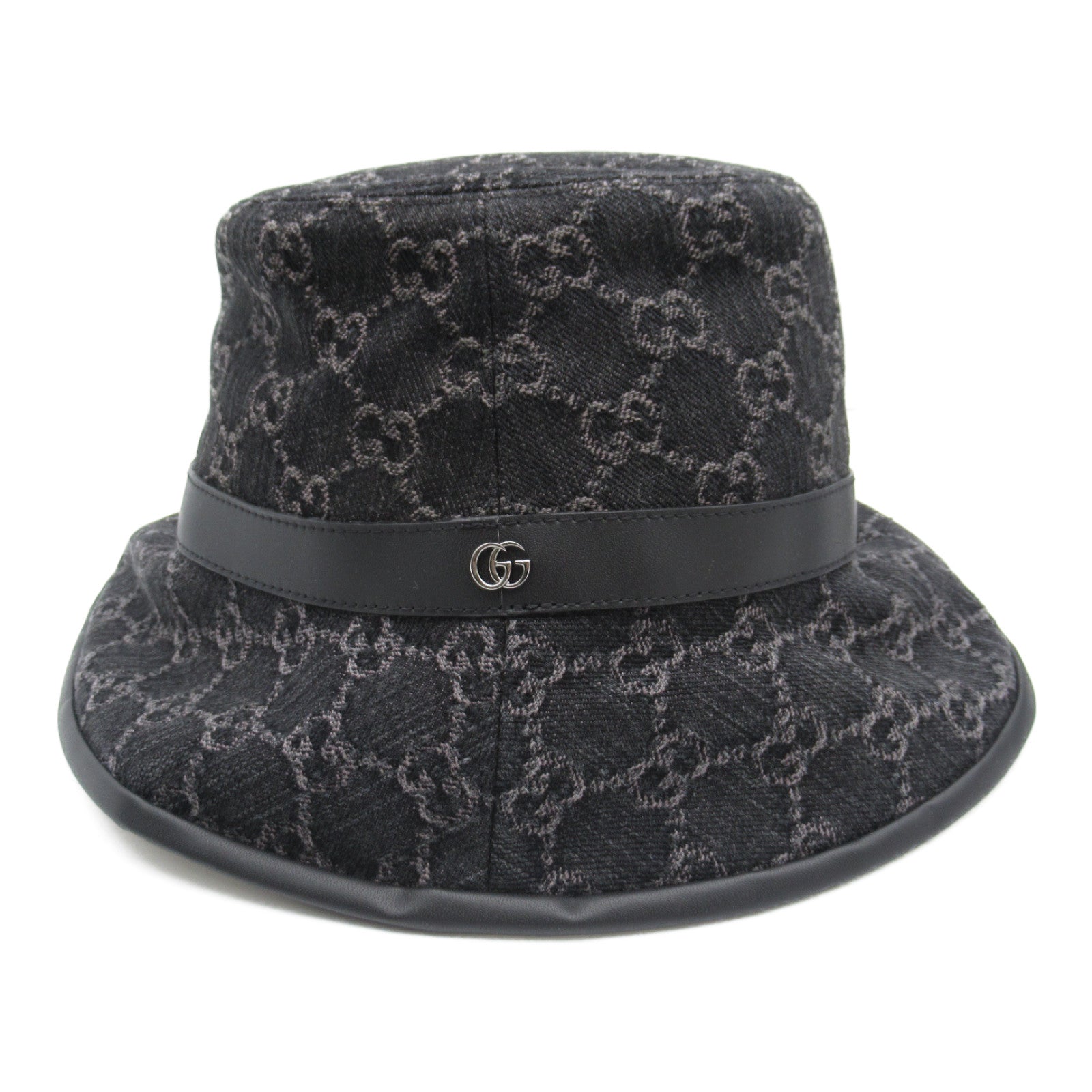 Gucci GG Denim Hat Black Unisex