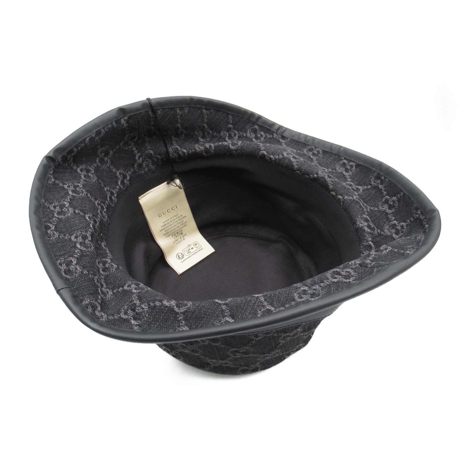 Gucci GG Denim Hat Black Unisex