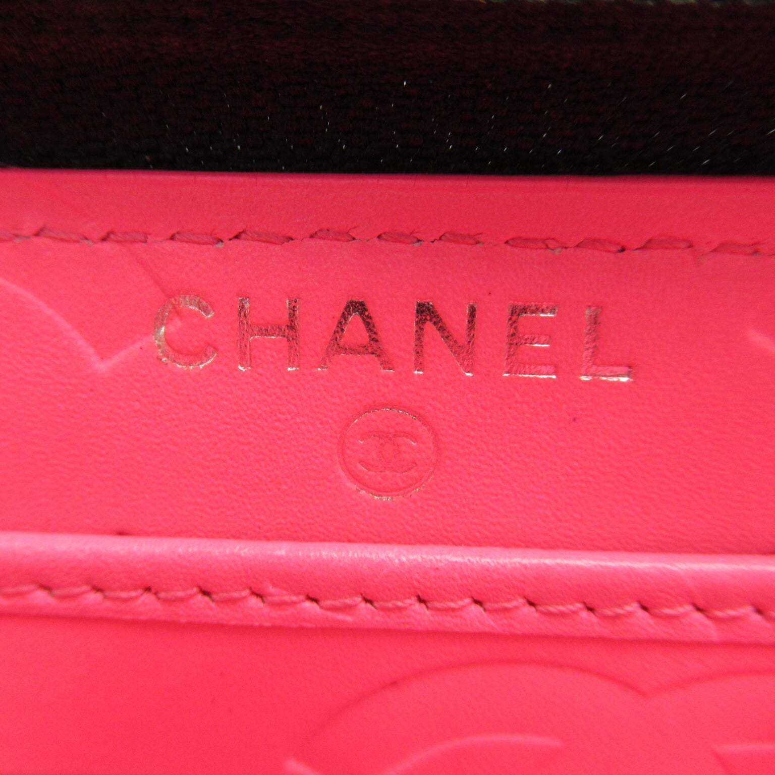 Chanel Cambon Long Wallet Black Leather