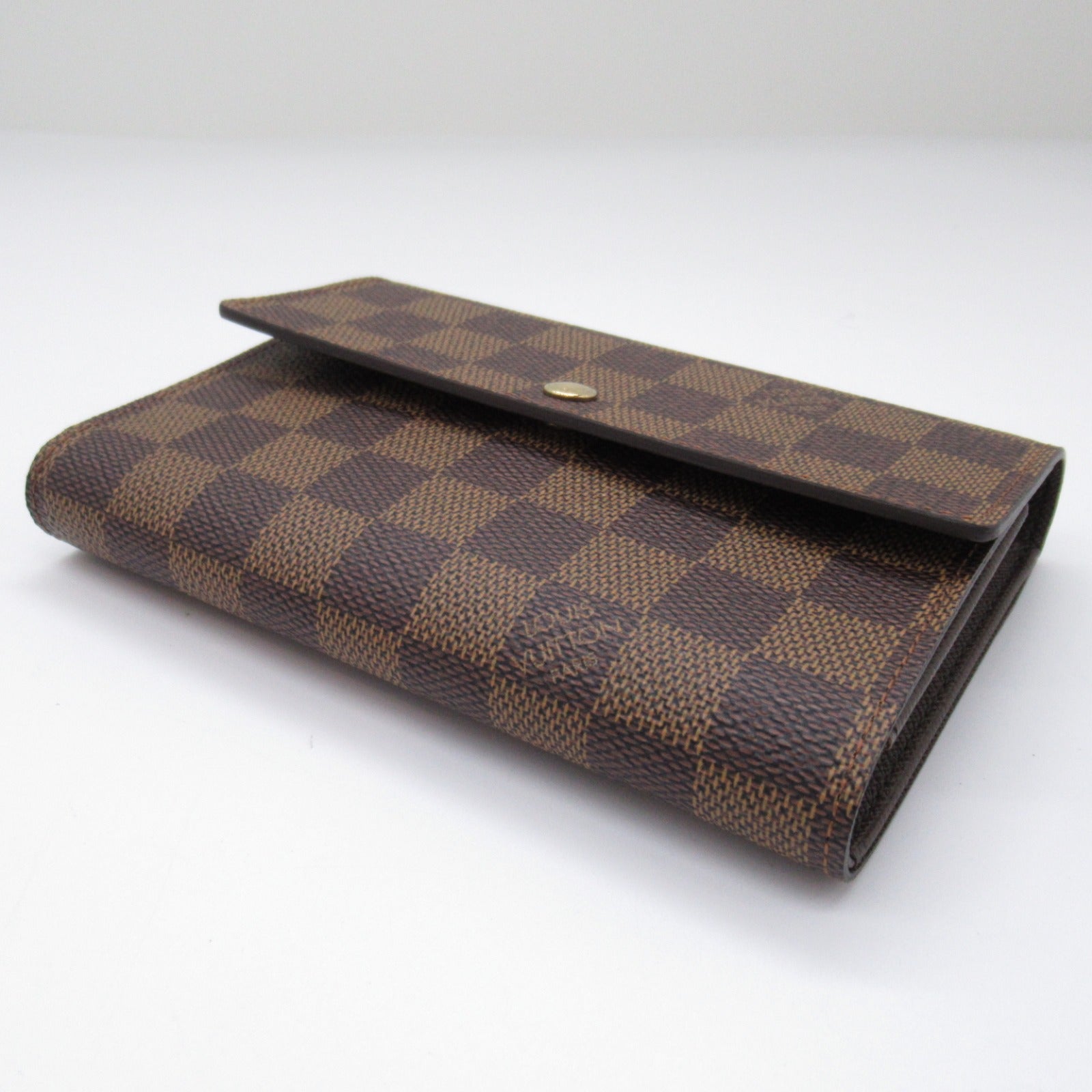 Louis Vuitton Porte Tresor Etui Papier Wallet Canvas Long Wallet N61202 in Great Condition