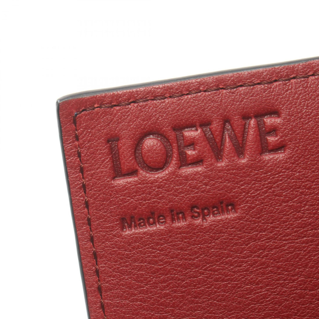 Loewe Chain Wallet Leather Clutch Bag 124.12.U51 in Great Condition