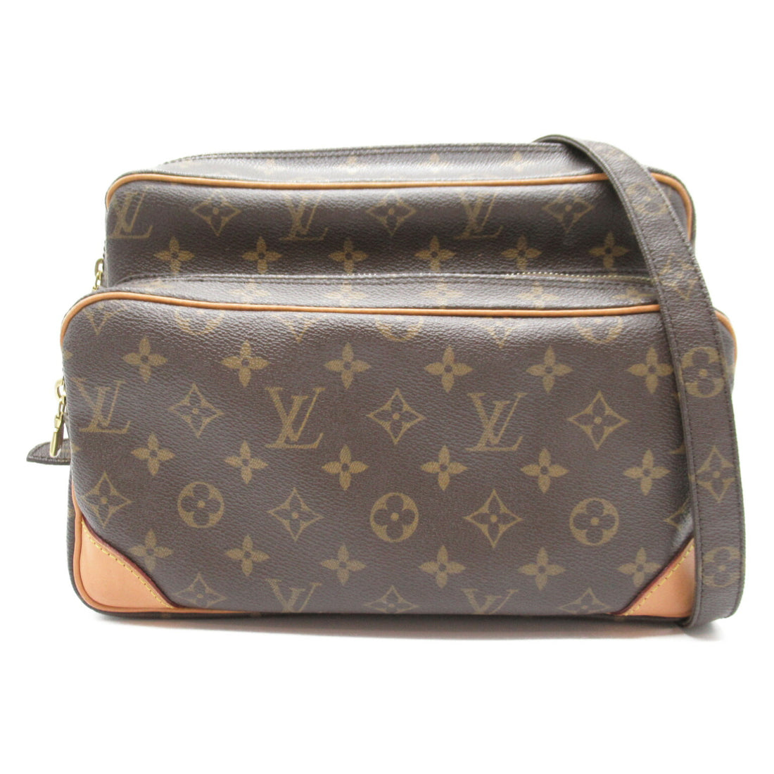 Louis Vuitton Nile Shoulder Bag Monogram Brown M45244