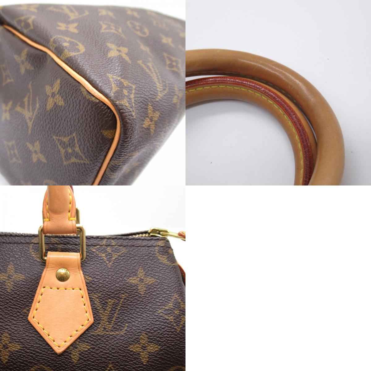 Louis Vuitton Speedy 25 Handbag Monogram Brown