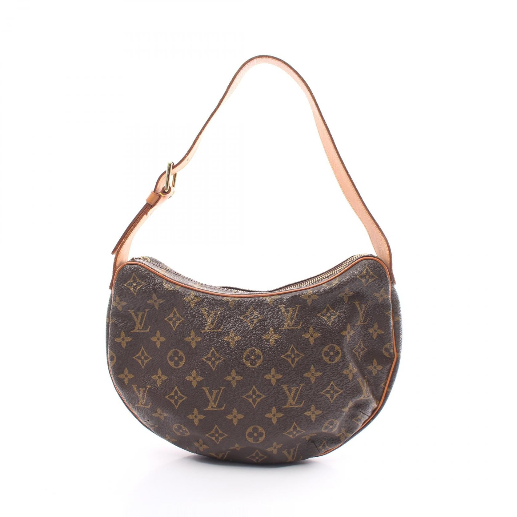 Louis Vuitton Croissant MM Canvas Shoulder Bag M51512 in Very Good Condition