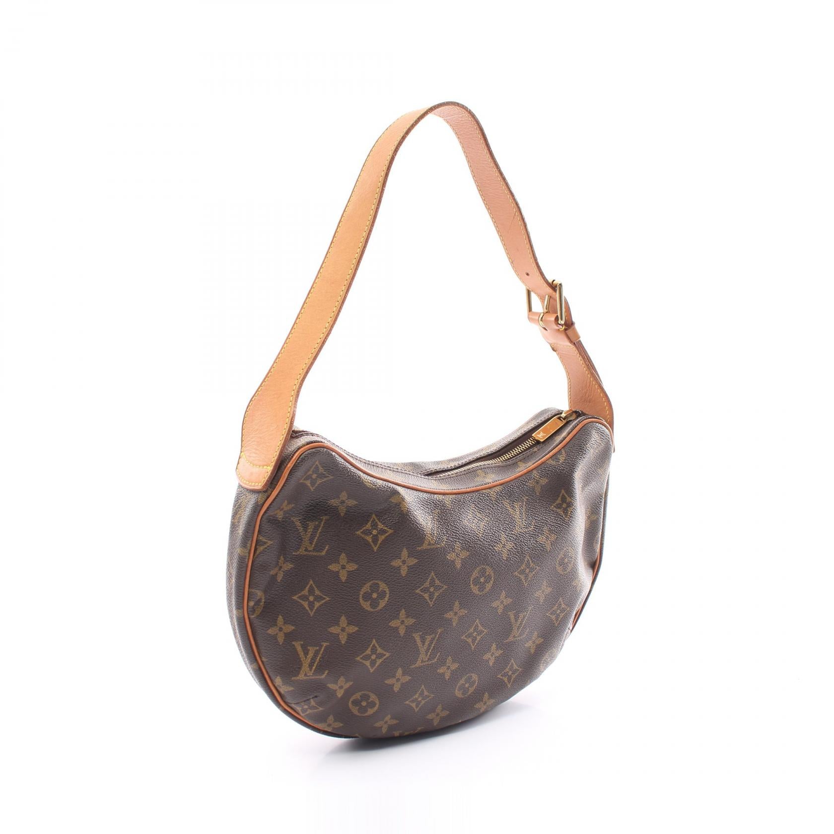 Louis Vuitton Croissant MM Canvas Shoulder Bag M51512 in Very Good Condition