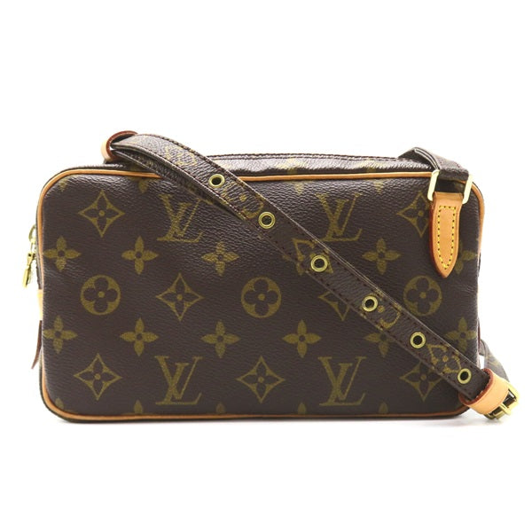 Louis Vuitton Pochette Marly Bandouliere Canvas Shoulder Bag SL0032 in Excellent condition