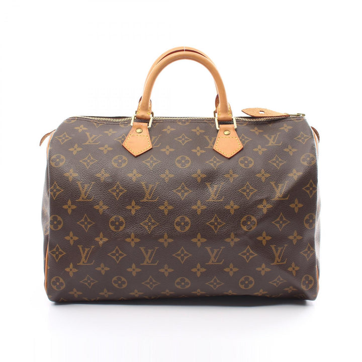 Louis Vuitton Speedy 35 Canvas Handbag M41524 in Great Condition