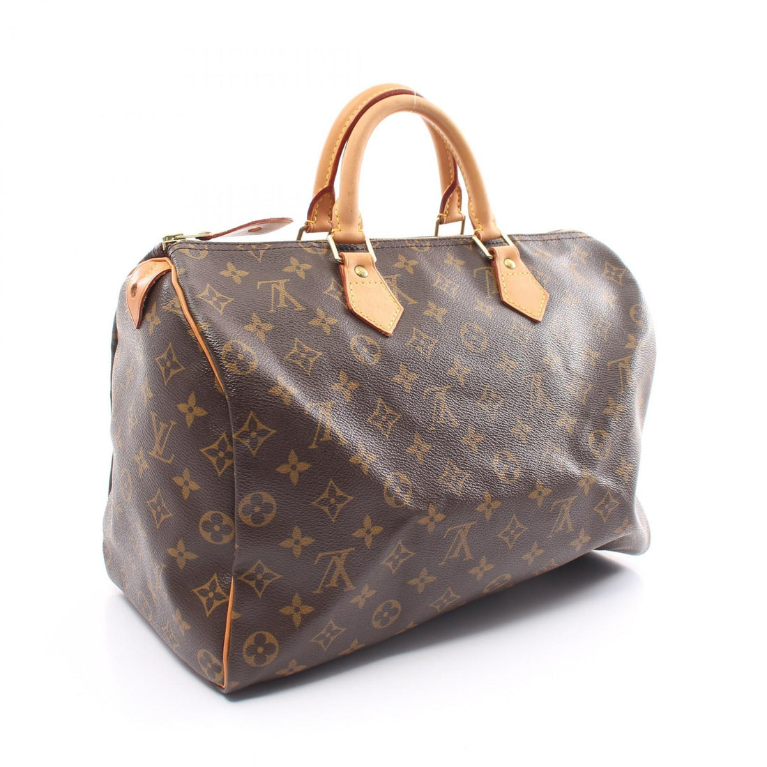 Louis Vuitton Speedy 35 Canvas Handbag M41524 in Great Condition