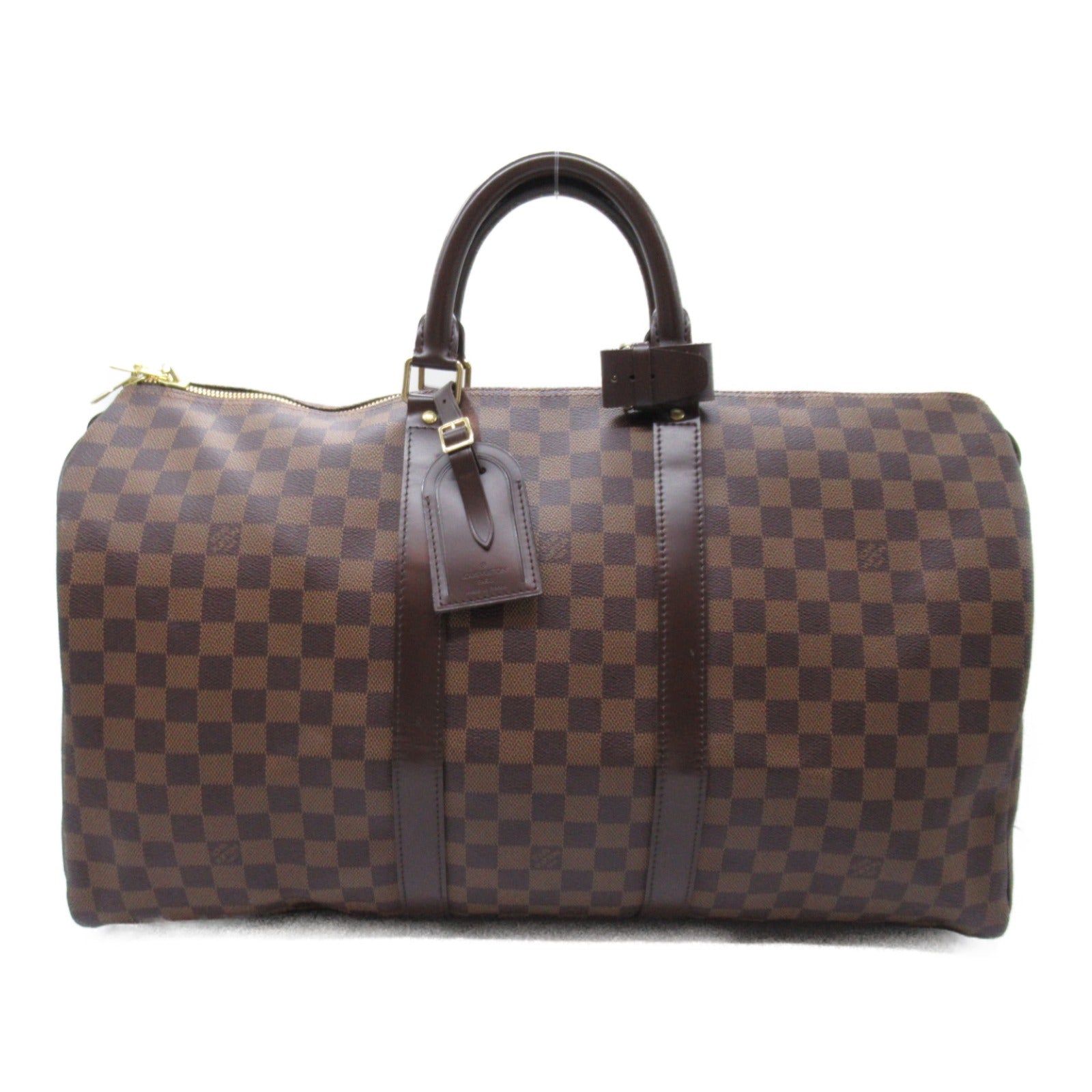 Louis Vuitton Keepall 50 Boston Bag Damier Brown