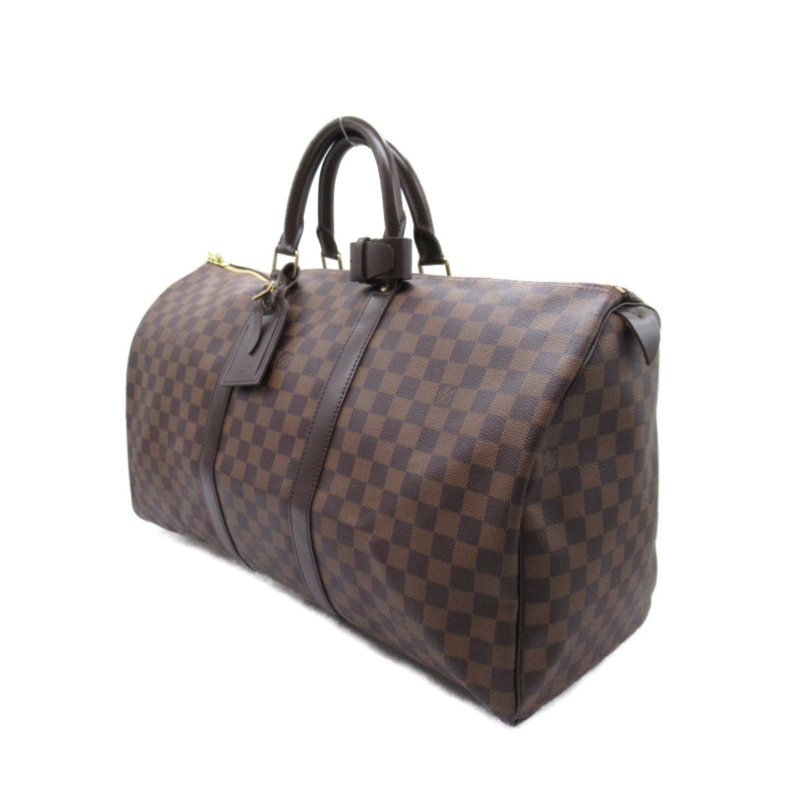 Louis Vuitton Keepall 50 Boston Bag Damier Brown